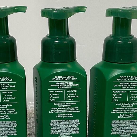 BBW Tree Farm Foaming Hand Soap set of 3 NWT - Picture 2 of 2